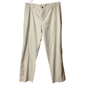 Adidas Climalite Men’s Sz 35x34 Khaki Flat Front Golf Dress Pants